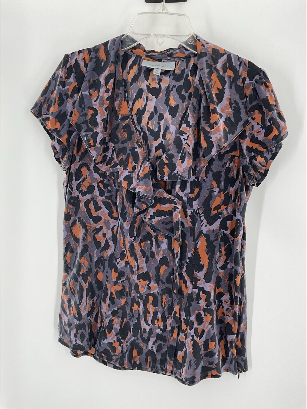 Classiques Entier Women’s Blouse Abstract XS Short Sleeve 116